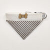 Hundbandana-Brown & Cream-Striped-Organic-5