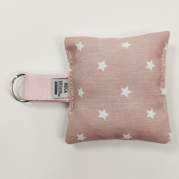 Nyckelring-Pillow-Pink-Star-Organic-Bell-1