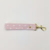 Nyckelring Ribbon Pink Dots 2