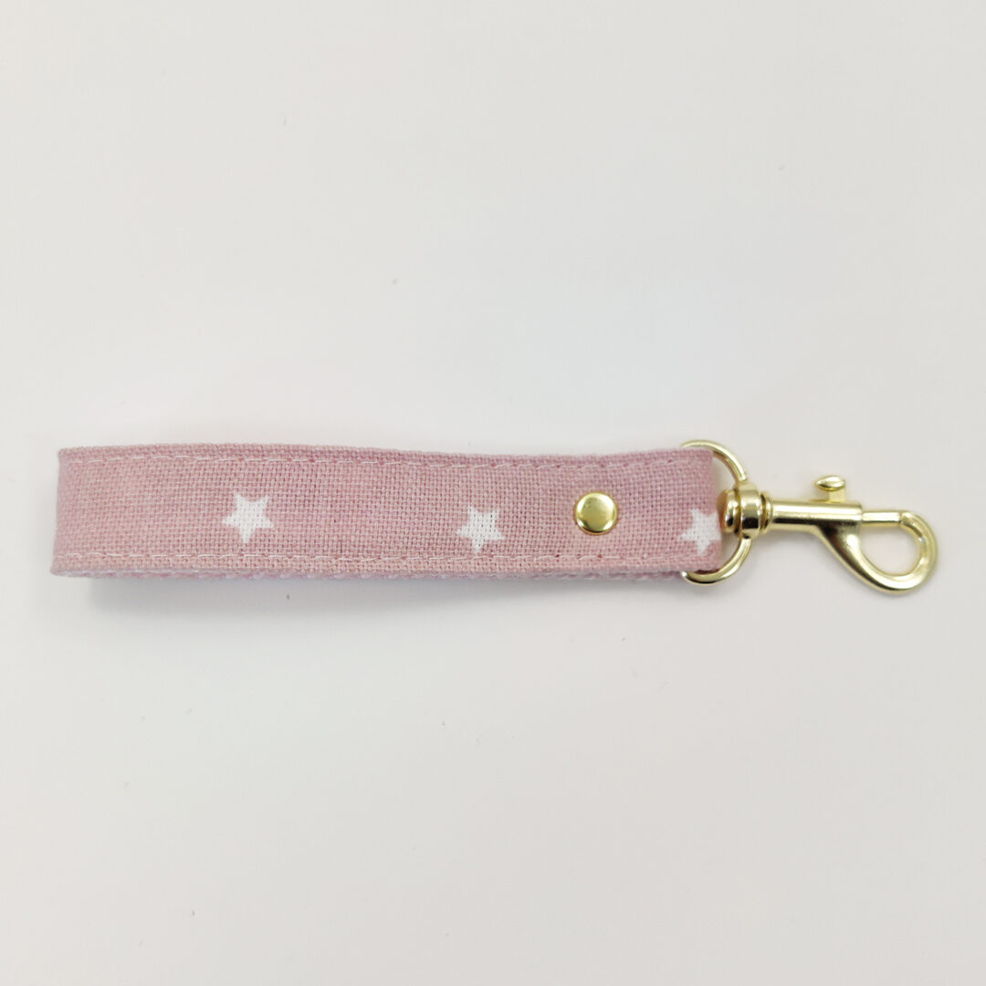 Nyckelring Ribbon Pink Star 2