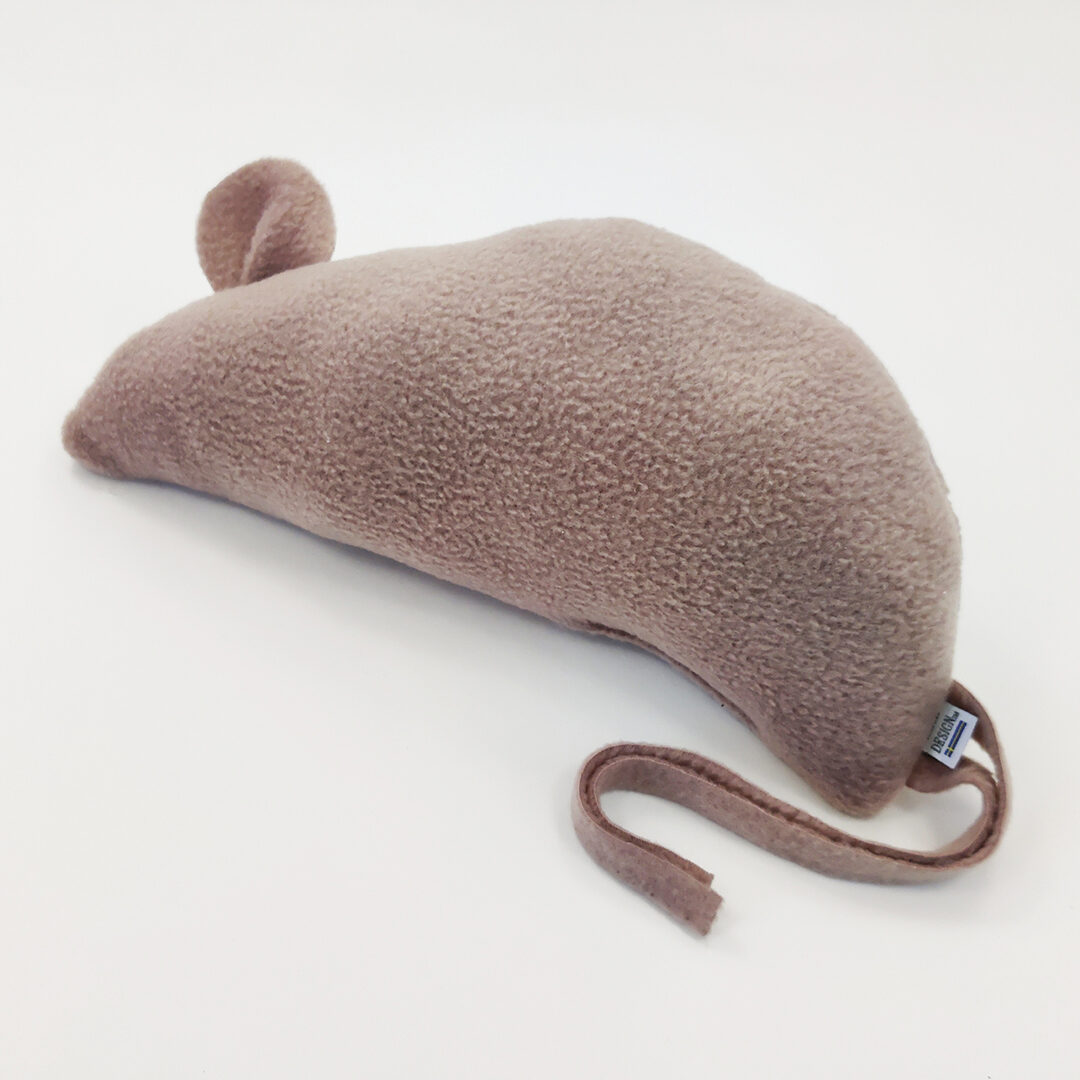 Kattleksak Beige Mouse 2