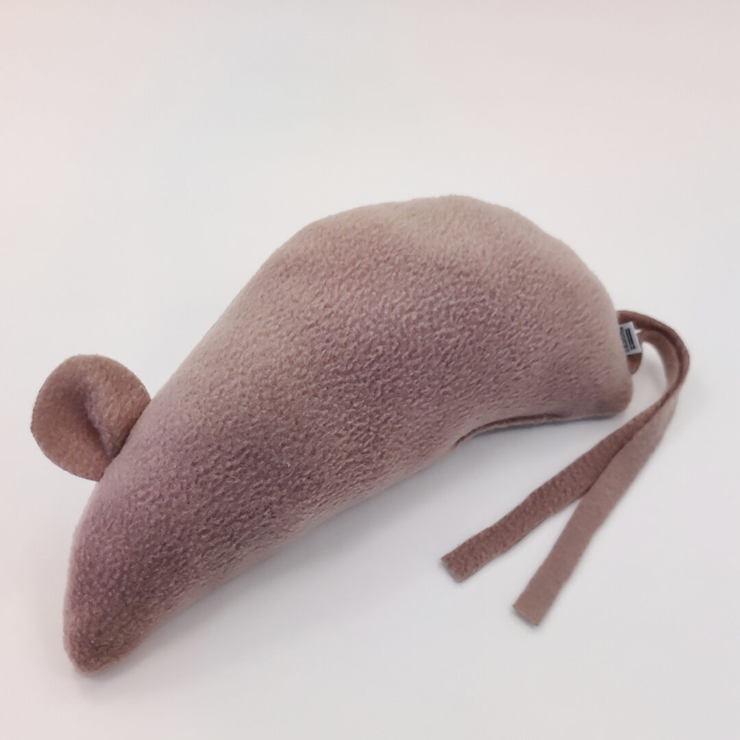 Kattleksak Beige Mouse 3