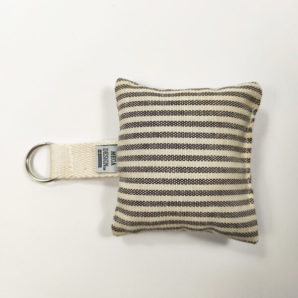 Nyclelring Pillow Brown & Cream Striped